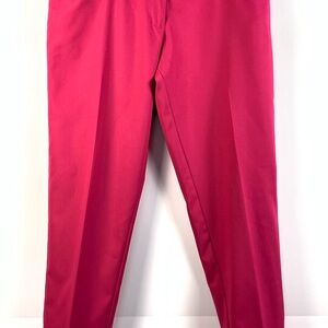 Adidas Climalite Golf Pants Women 10 Pink Stretch Athletic Career